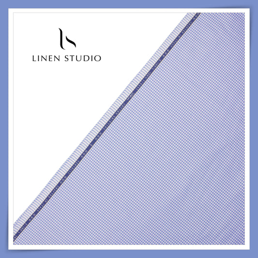 1.00 MTR SHIRTING END BIT- VERCELLI 2/100'S SUPIMA COTTON (FLAT RATE)