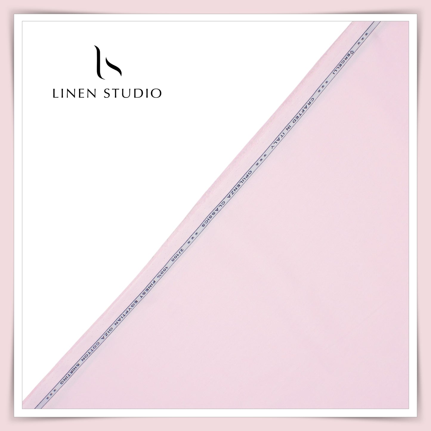 2/100's Finest Supima Cotton by Vercelli - Baby Pink
