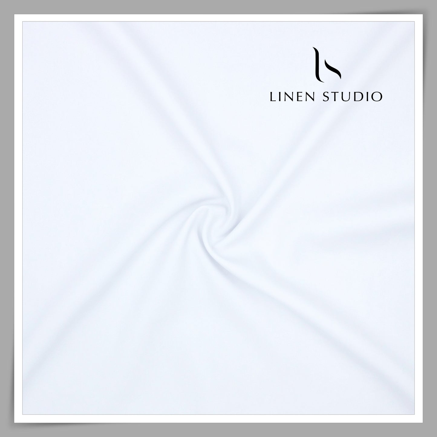 2/200's FINEST Supima Cotton Shirting by Vercelli Italy - Pure White (NEW)