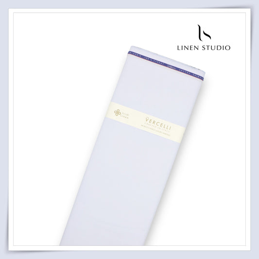 2/200's FINEST Supima Cotton Shirting by Vercelli Italy - Light Pastel Blue (Limited Stock) (NEW)