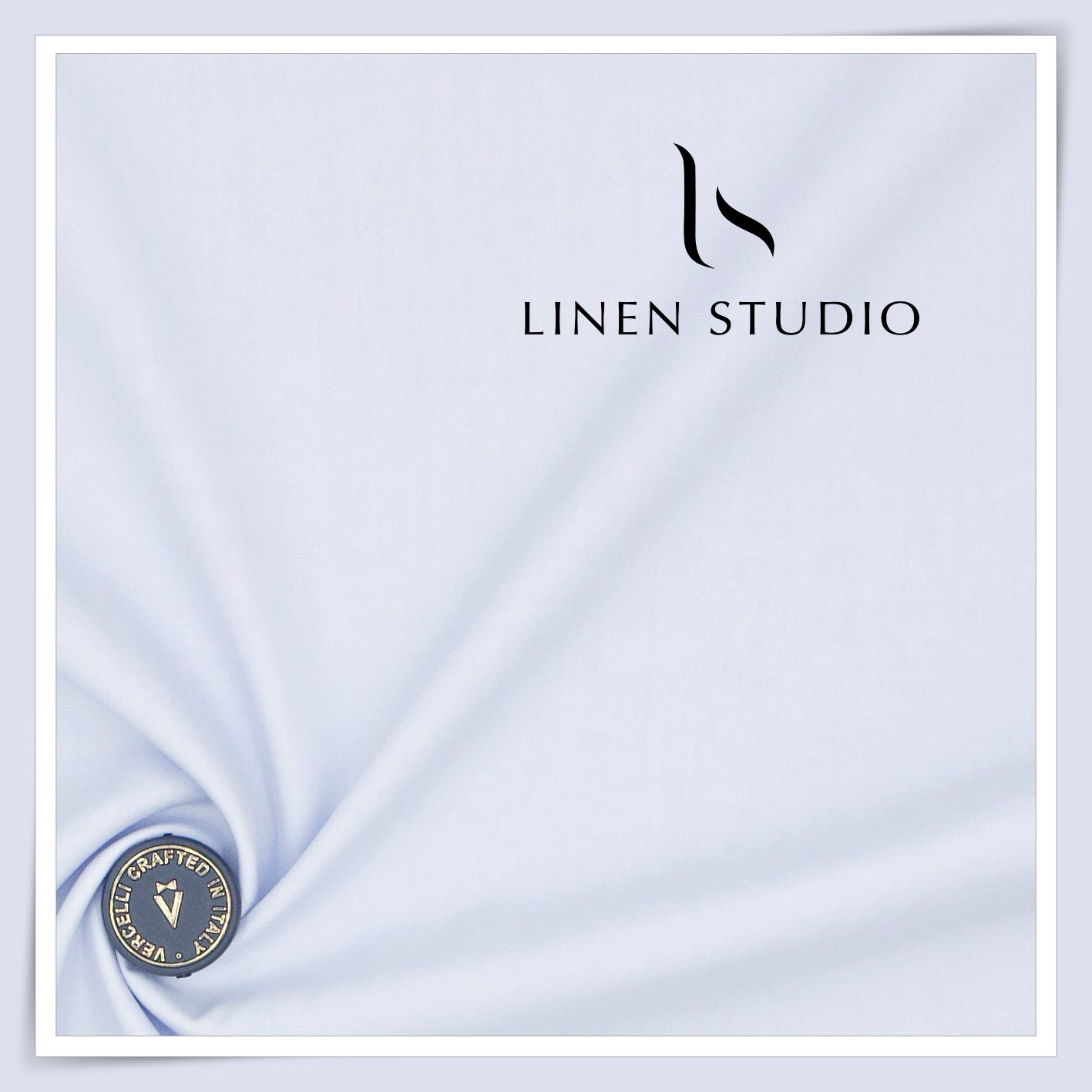 2/200's FINEST Supima Cotton Shirting by Vercelli Italy - Light Pastel Blue (Limited Stock) (NEW)