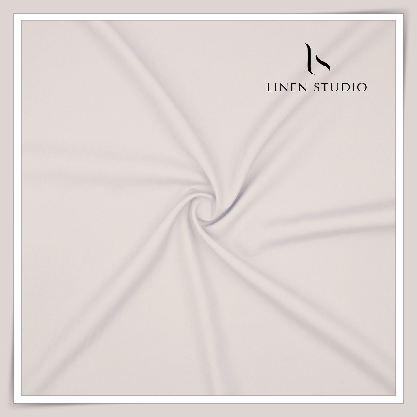 2/120's FINEST Supima Cotton Shirting by Vercelli Italy - Pastel Timberwolf (NEW)