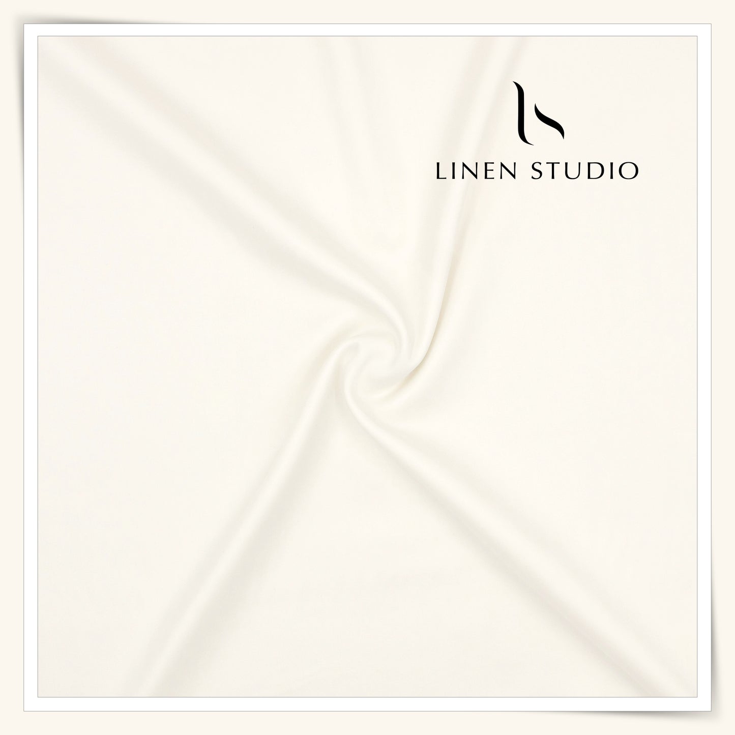 2/140's Finest Supima Cotton Plain Shirting by Vercelli Italy - Cream (NEW)
