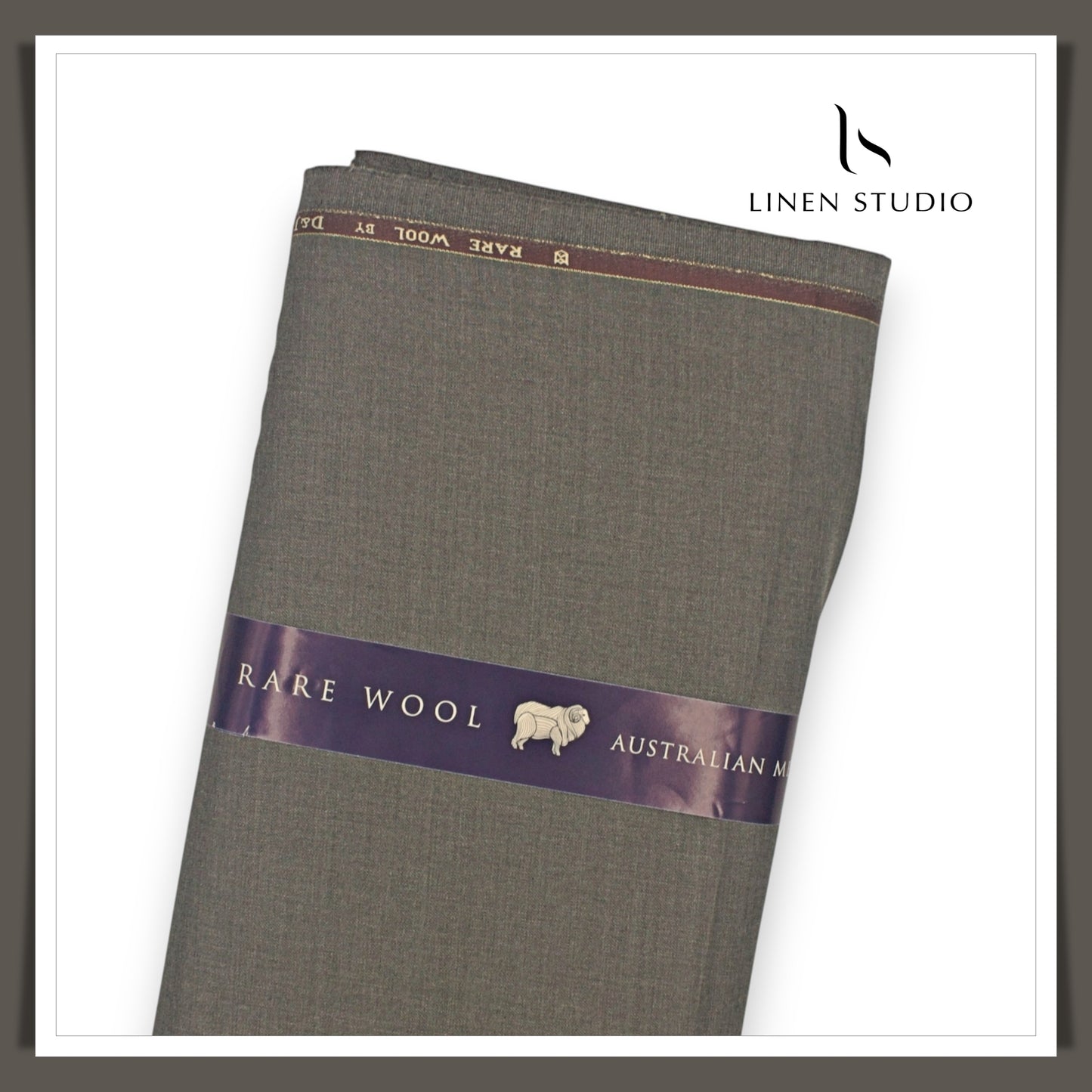 100's Australian Wool Suiting by D&J - Cloudy Grey (NEW)