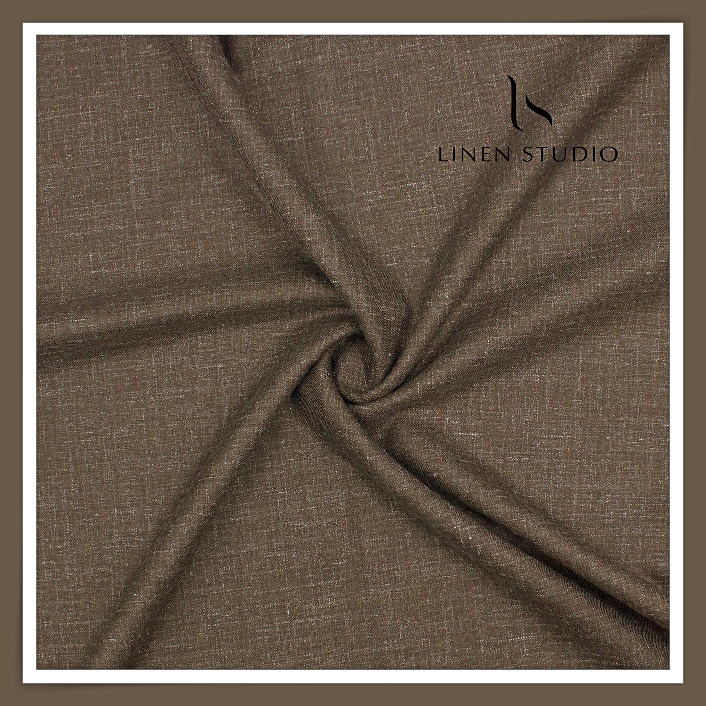 140's Merino Wool / Linen / Silk Suiting by Vercelli Italy - Rome Cafe Noir (NEW)