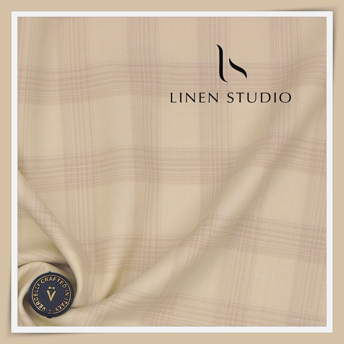 Vercelli Italy 140's Wool Linen Silk Luxury Suiting - 219/1 (NEW)