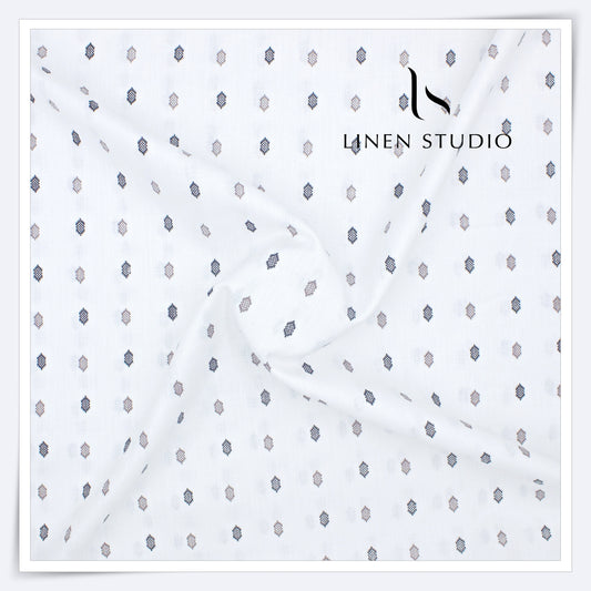 Fusion Fabric by Linen Fiesta, Cotton 70% & Linen 30% - White 2 (NEW)