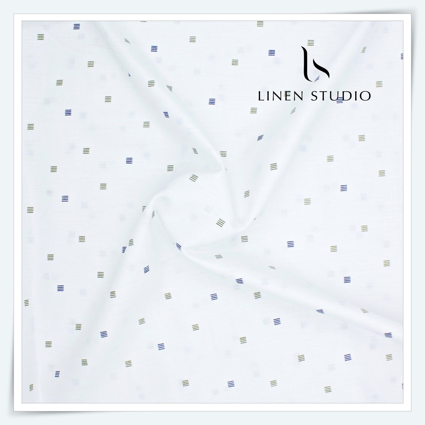 Fusion Fabric by Linen Fiesta, Cotton 70% & Linen 30% - White 1 (NEW)