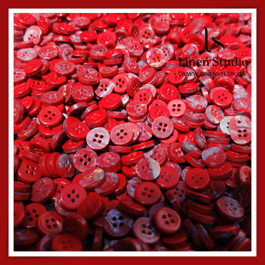 Round Rim 4 Hole Designers Choice Shirt Buttons - XP14 SG008 16L