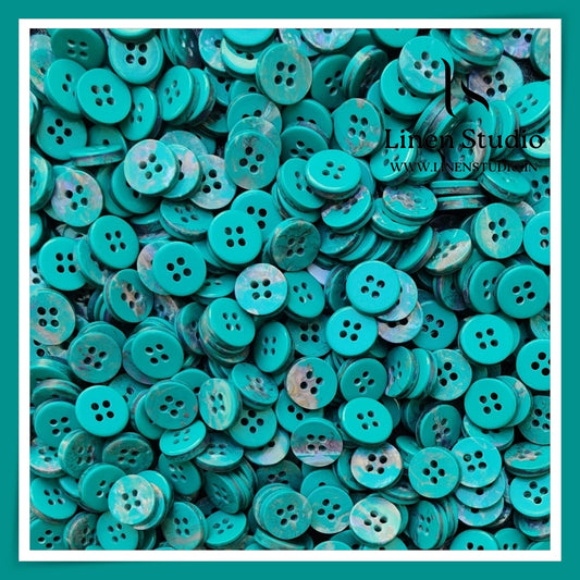 Round Rim 4 Hole Designers Choice Shirt Buttons - XP14 SG009 18L