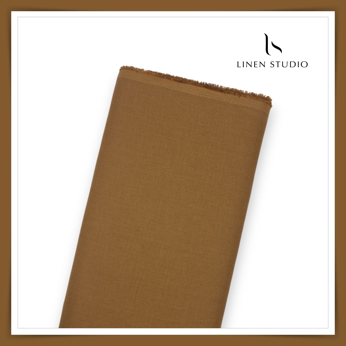 Linen Club 60 Lea Shirting W/O SEL - Dark Bronze (50% SALE)