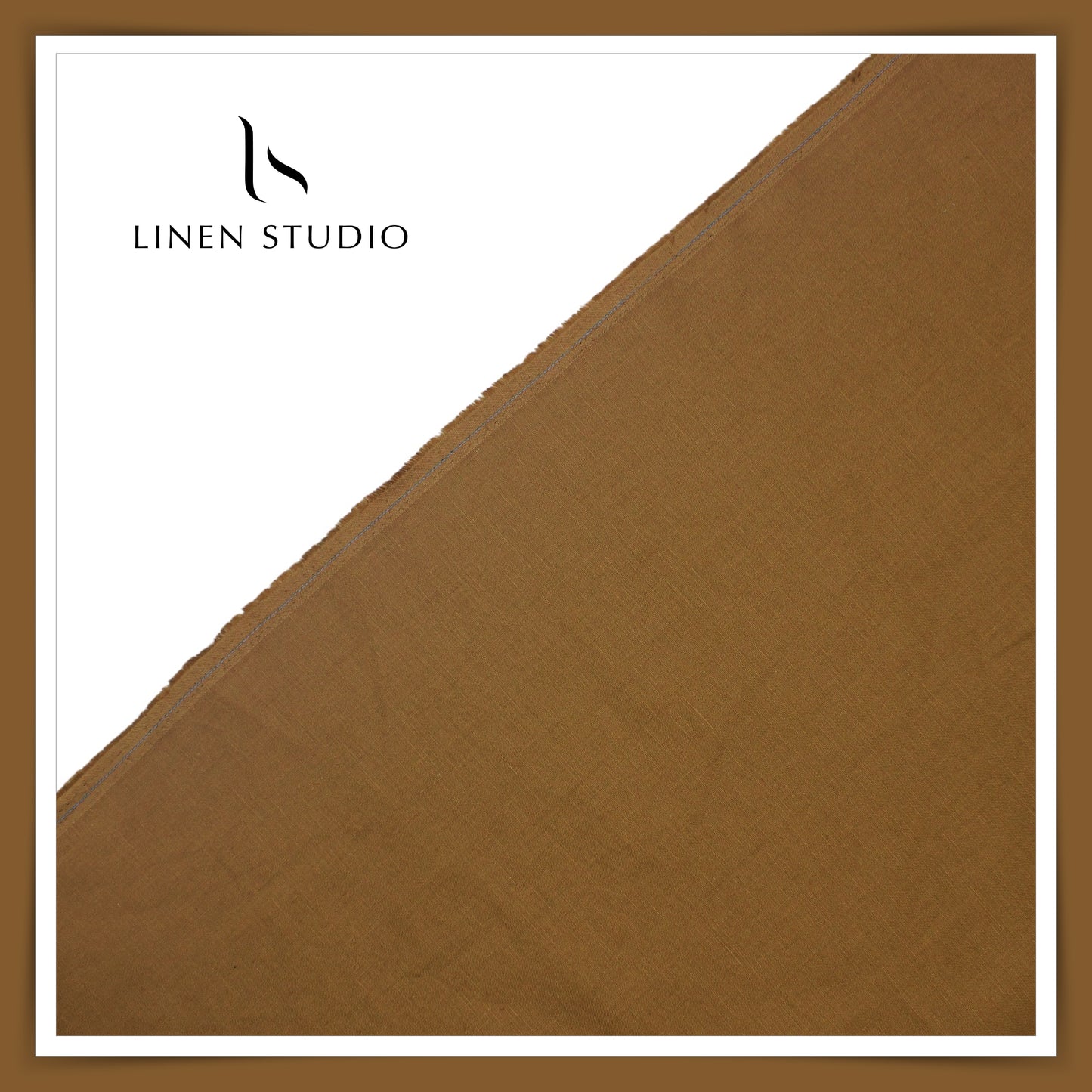 Linen Club 60 Lea Shirting W/O SEL - Dark Bronze (50% SALE)