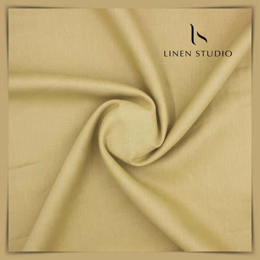 Burgoyne Single Tone Premium Suiting - Biscotti - Linen Studio