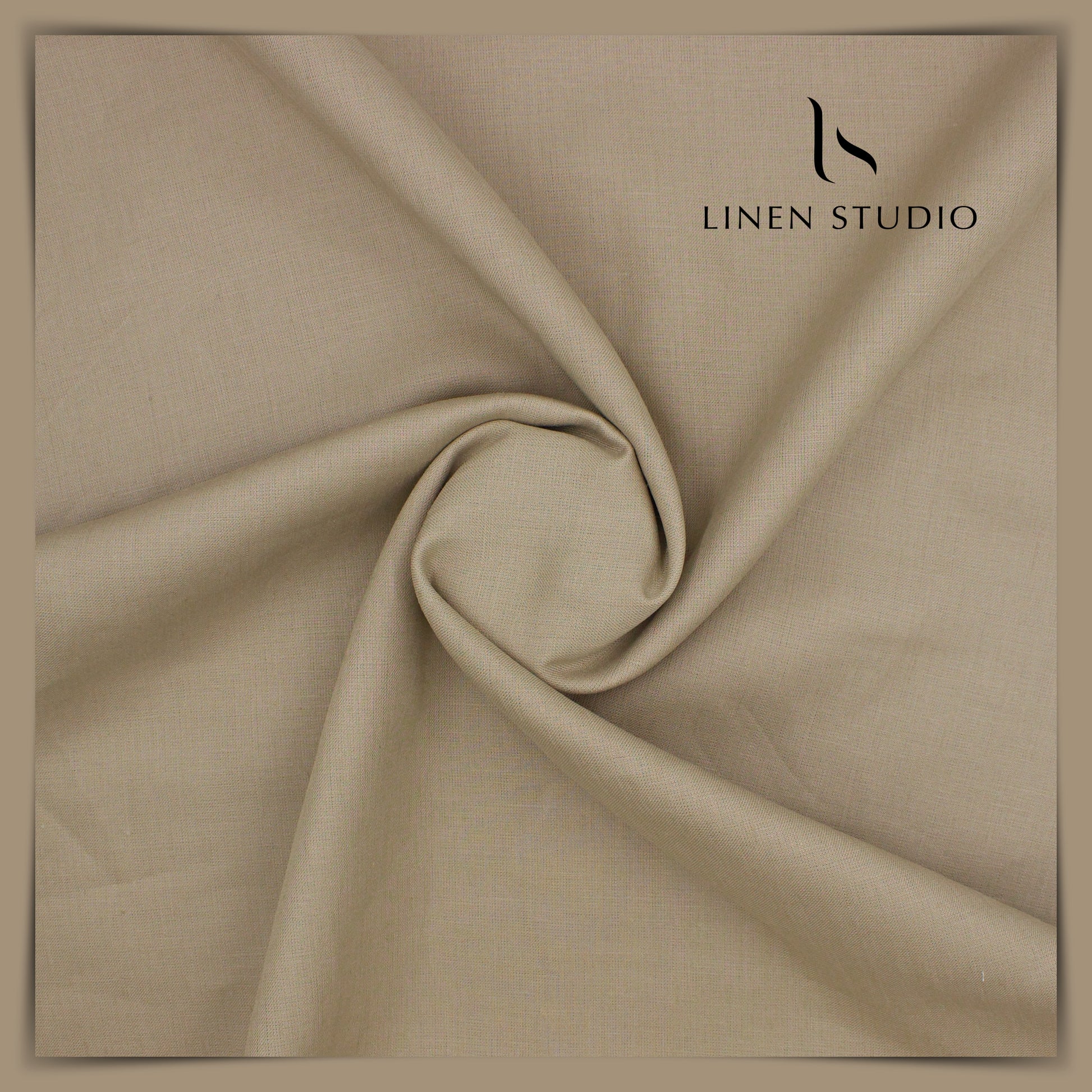 Burgoyne Single Tone Premium Suiting - Clay - Linen Studio