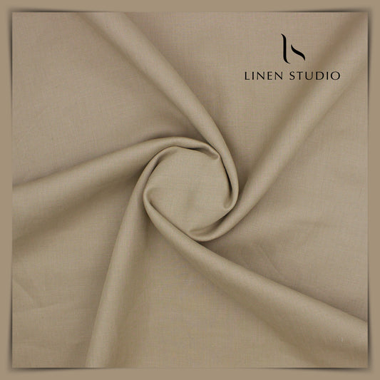 Burgoyne Single Tone Premium Suiting - Clay - Linen Studio