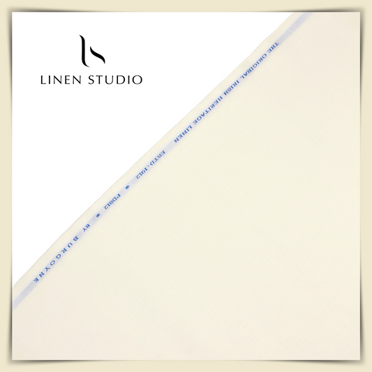 Burgoyne Single Tone Premium Suiting - Lemon Cream - Linen Studio
