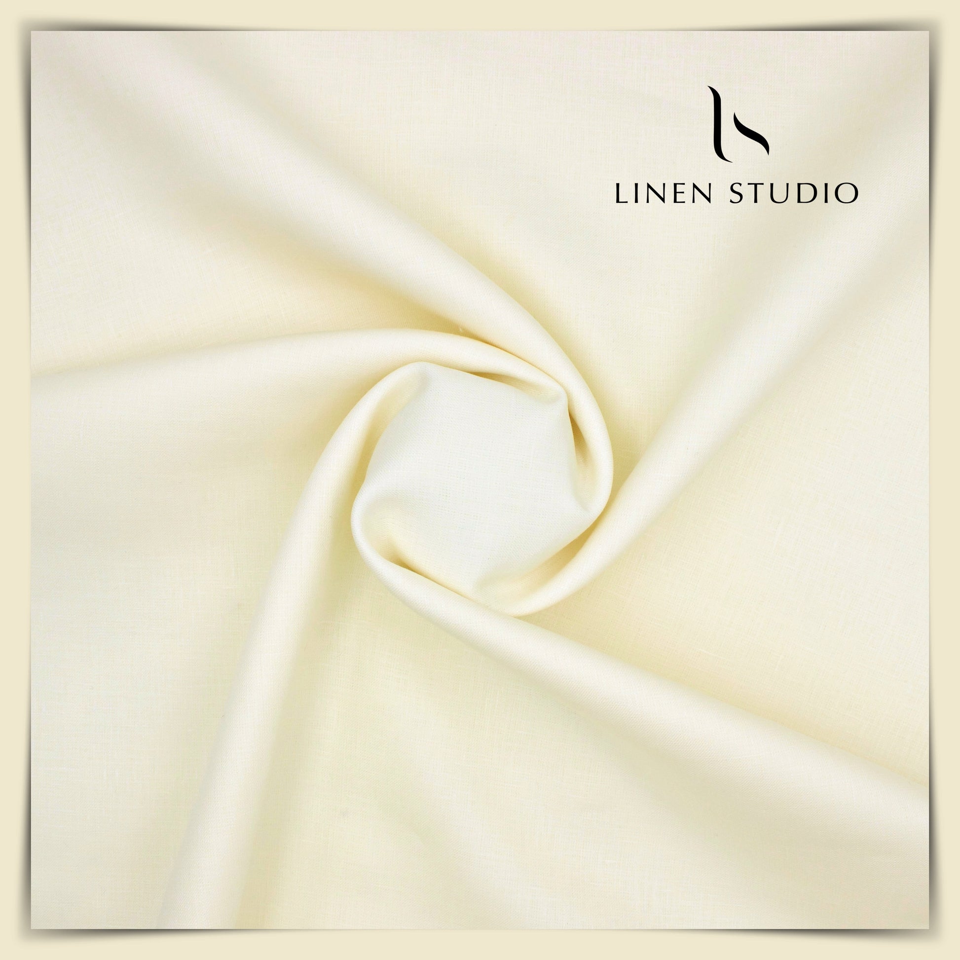 Burgoyne Single Tone Premium Suiting - Lemon Cream - Linen Studio