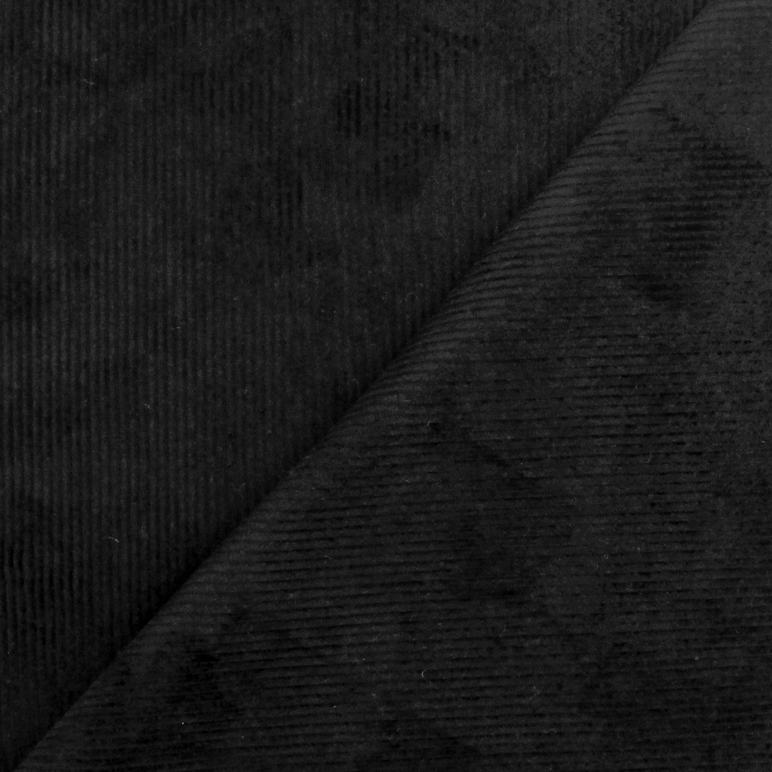 Corduroy Suiting Pure Cotton - Black - Linen Studio