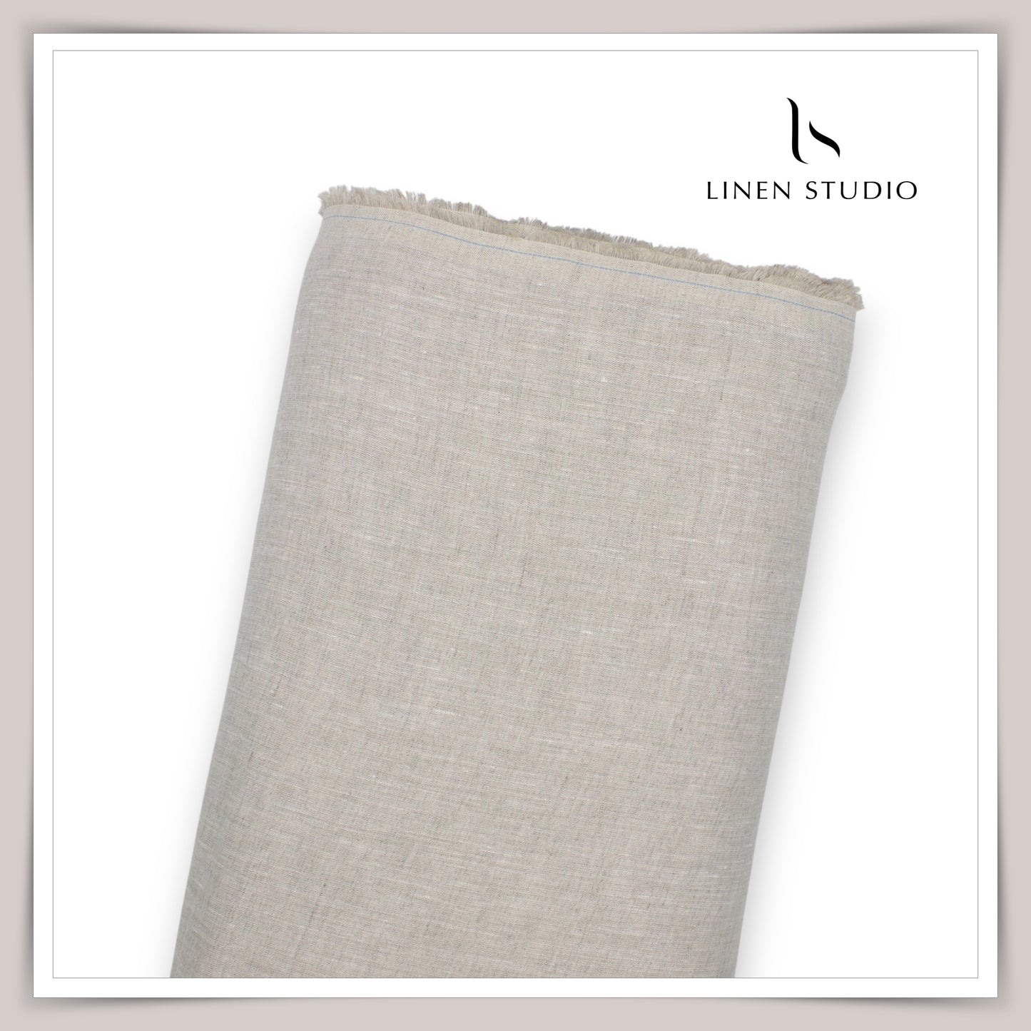 Linen Club 60 Lea Shirting W/O SEL - Oatmeal (50% SALE)