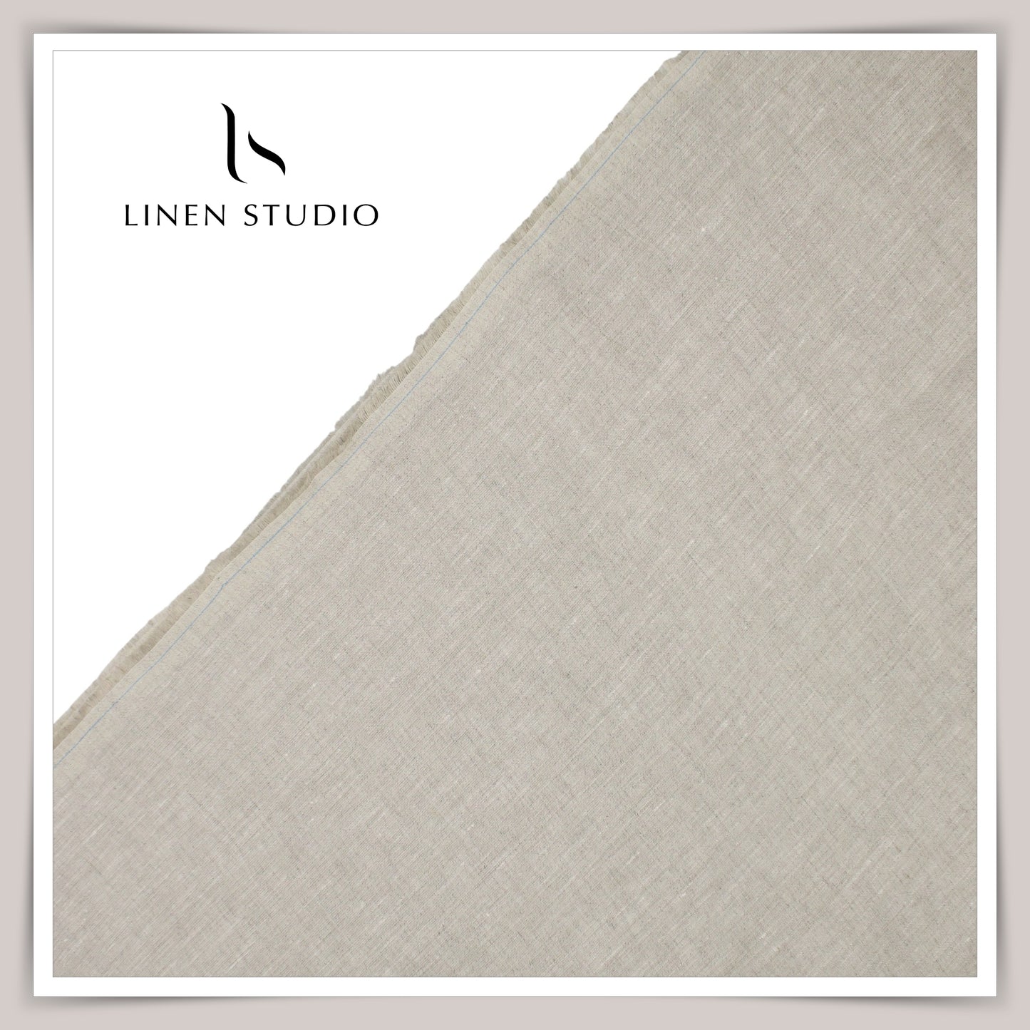 Linen Club 60 Lea Shirting W/O SEL - Oatmeal (50% SALE)