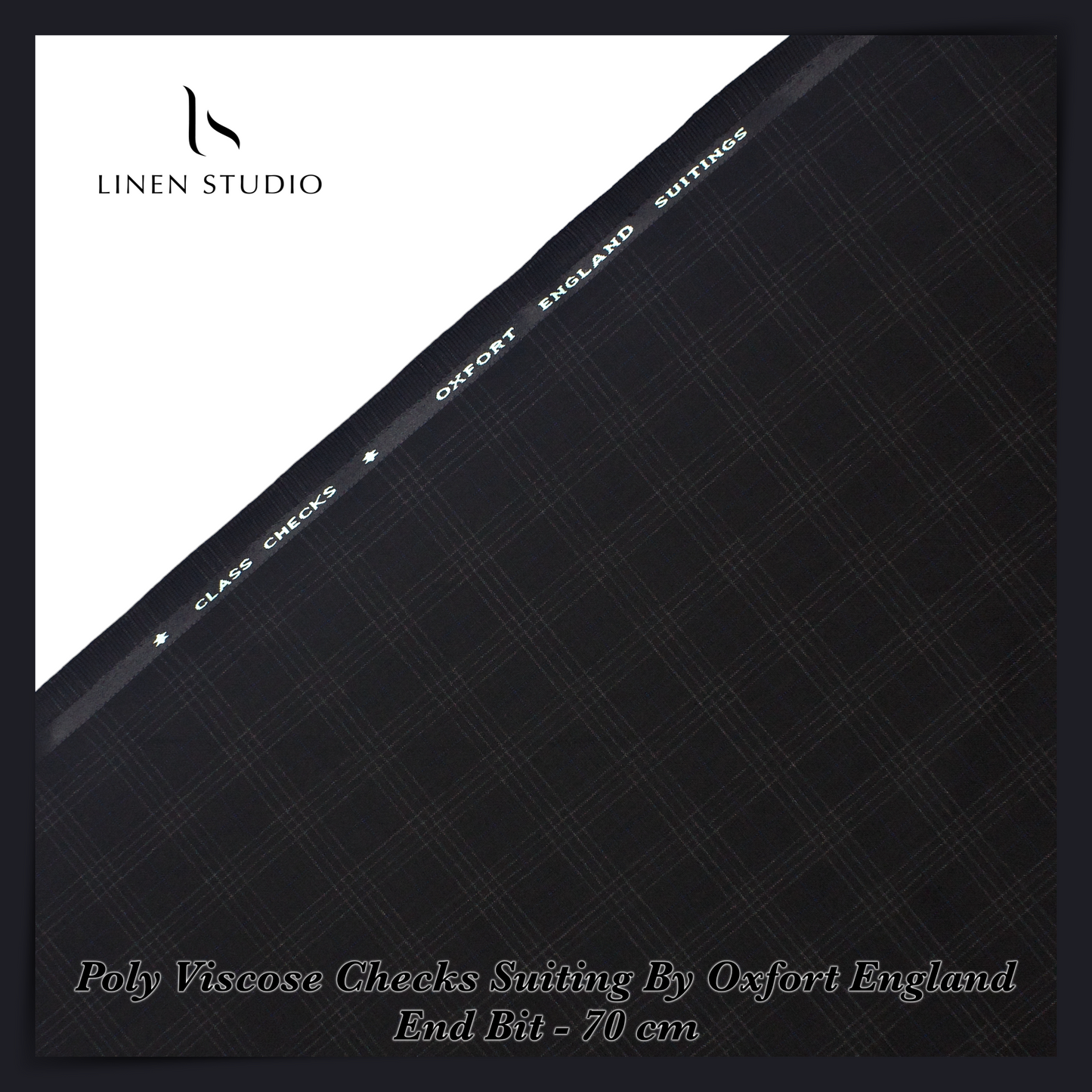 70 Cm Suiting Fabric - END BIT (65%) - Linen Studio