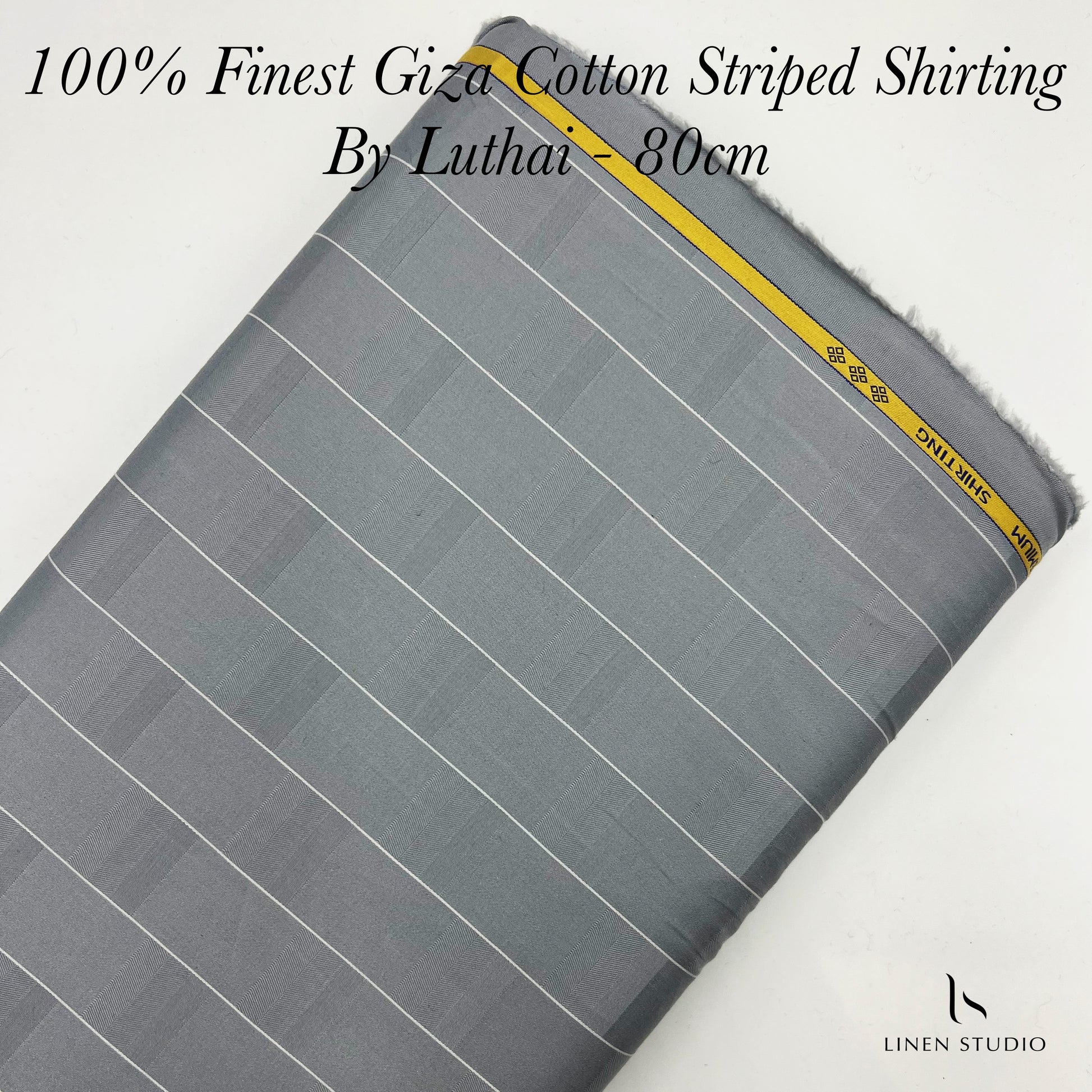 80 cm Shirting Fabric - END BIT (70%) - Linen Studio