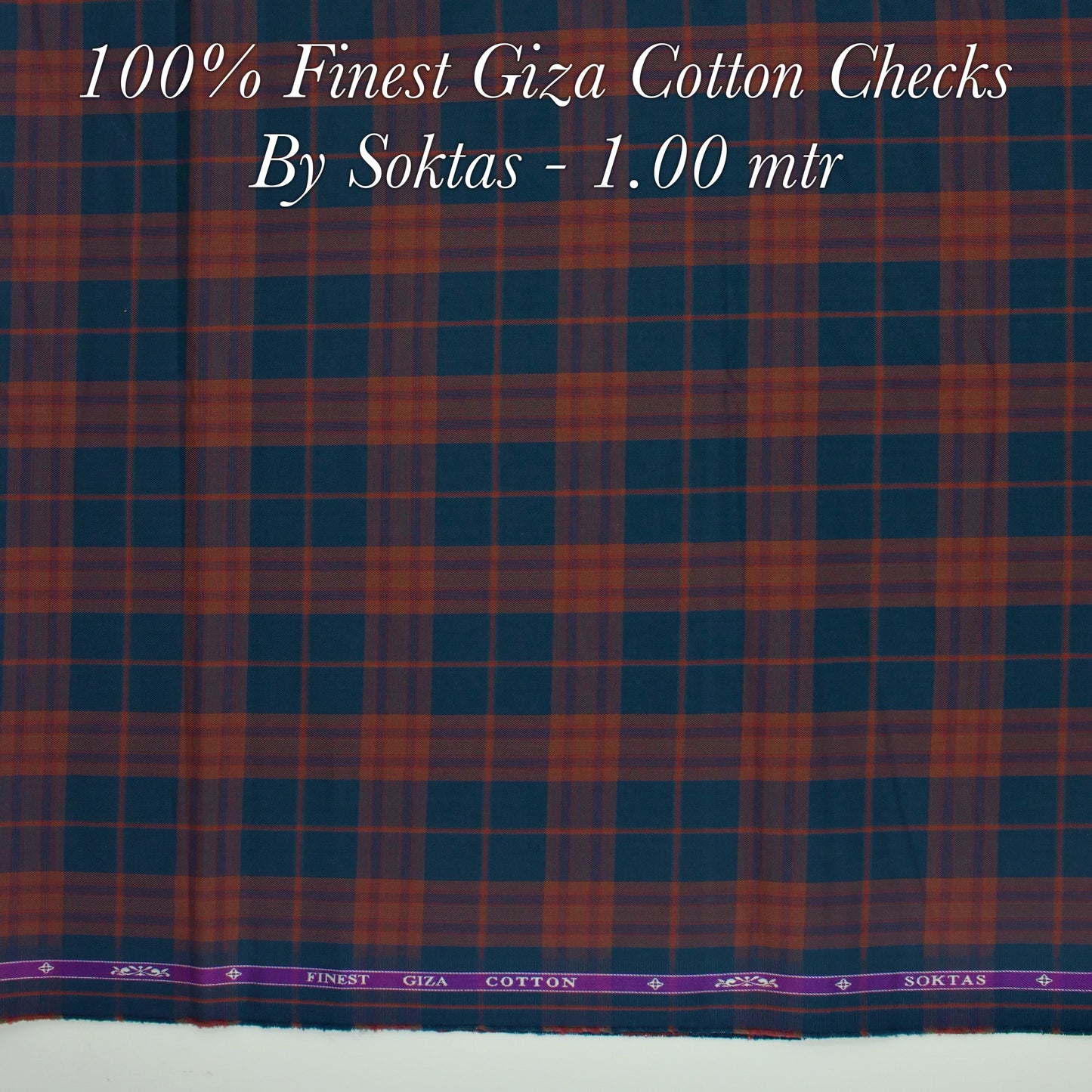 1.00 Mtr Shirting Fabric - END BIT (60%) - Linen Studio