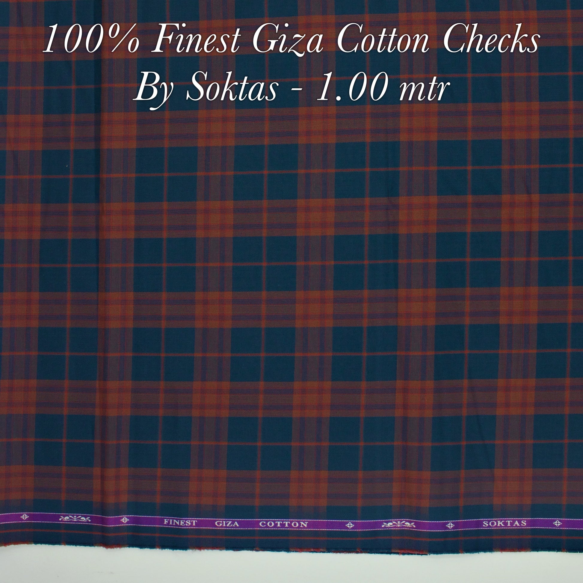 1.00 Mtr Shirting Fabric - END BIT (60%) - Linen Studio
