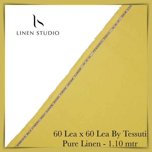 1.10 Pure Linen Shirting - END BIT (50%) - Linen Studio