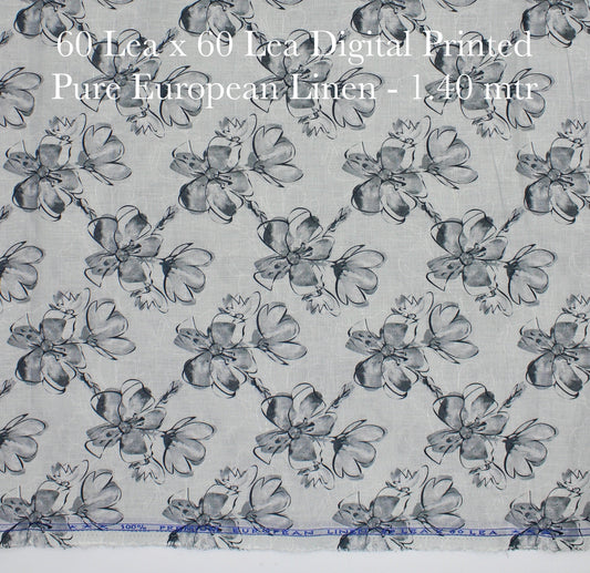 1.40 mtr Pure Linen Shirting - END BIT (20%) - Linen Studio