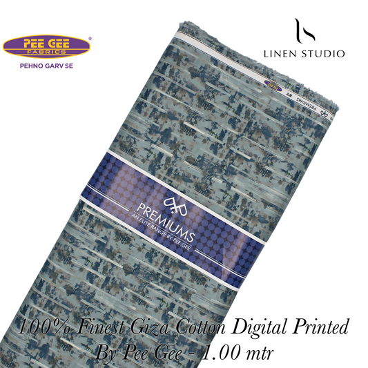 1.00 Mtr Shirting Fabric - END BIT (60%) - Linen Studio