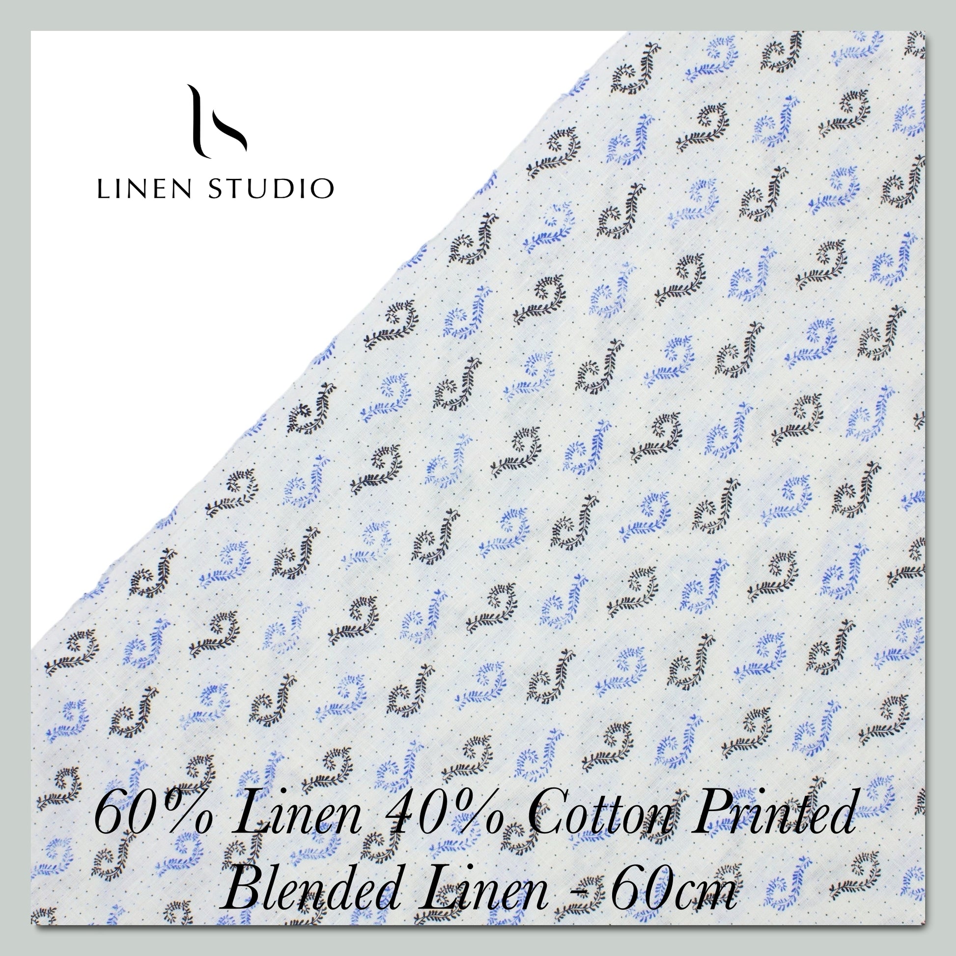 60 cm Shirting - END BIT (85%) - Linen Studio