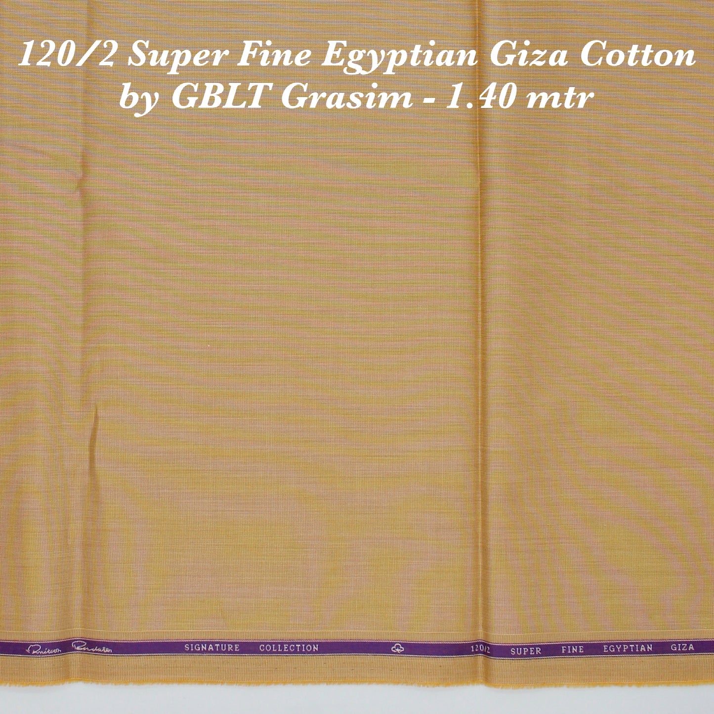 1.40 mtr Giza Cotton Shirting - END BIT (20%)