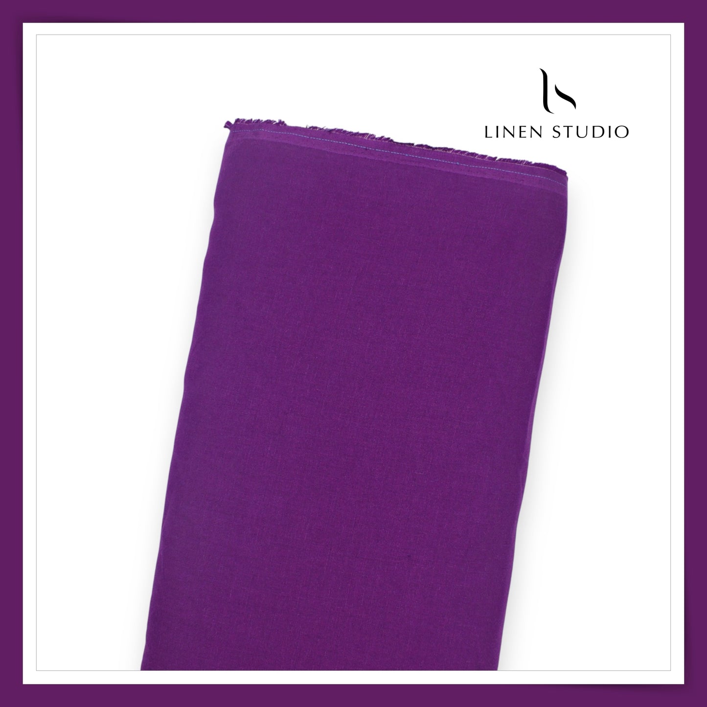Linen Club 60 Lea Shirting W/O SEL - Jamun (50% SALE)