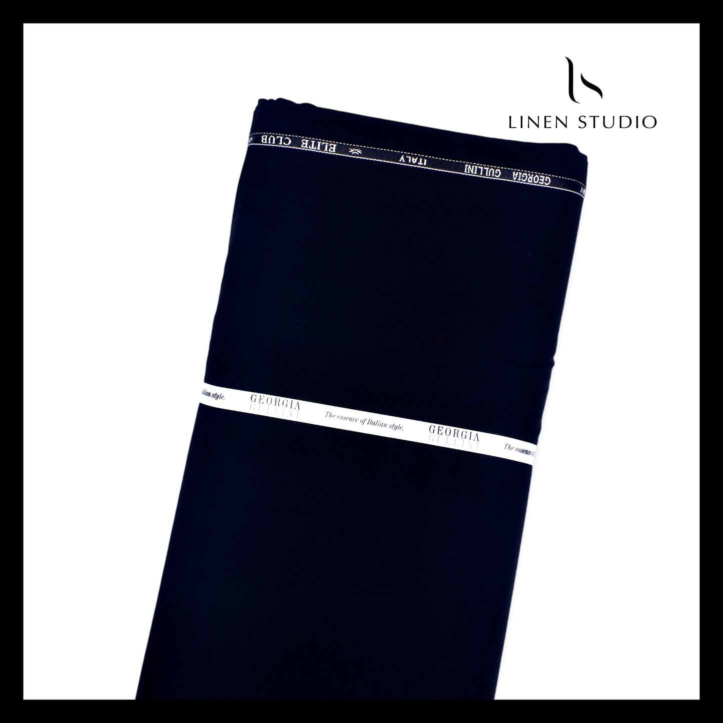 Wrinkle Free Vogue TR by Georgia Gullini Italy - Jet Black - Linen Studio