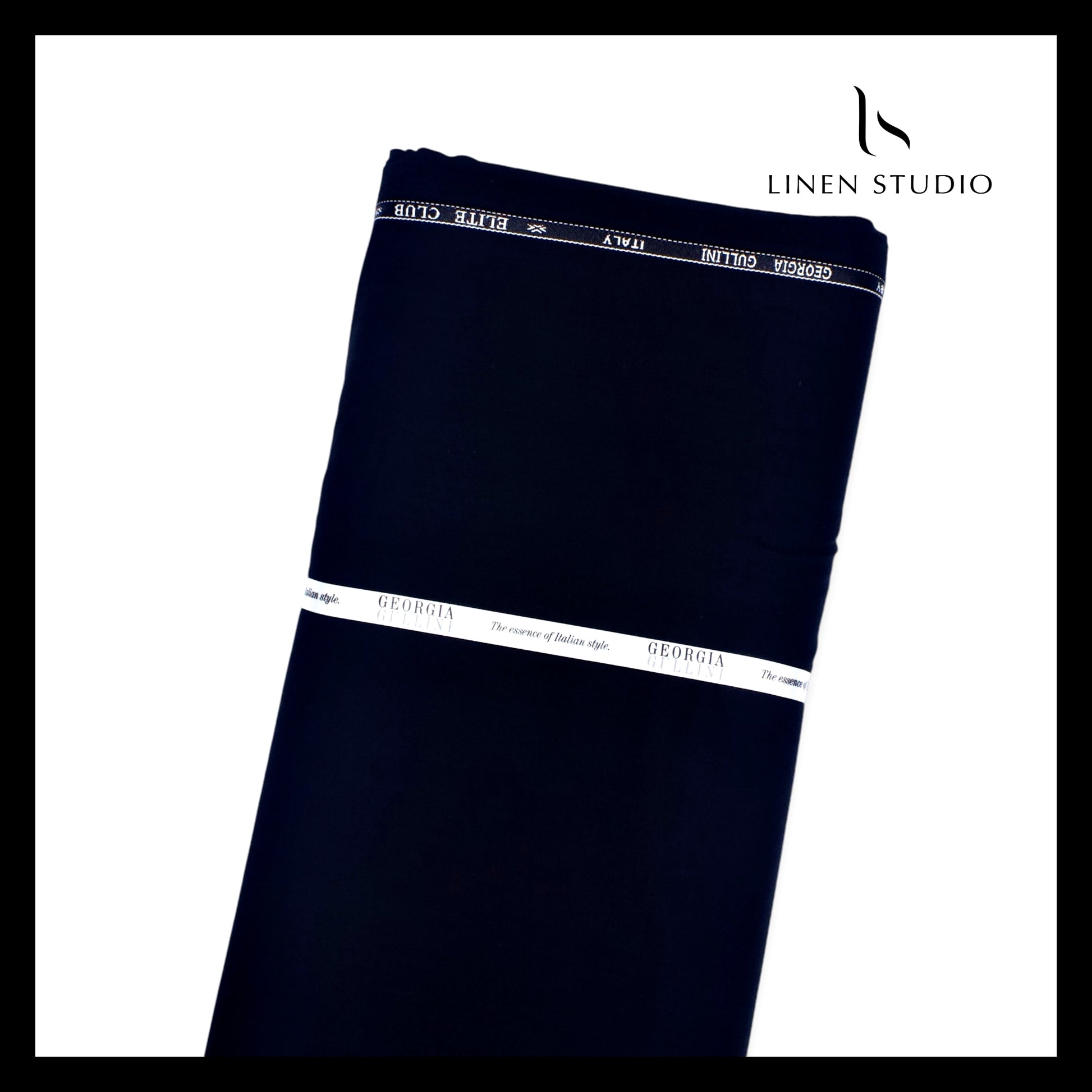Wrinkle Free Vogue TR by Georgia Gullini Italy - Jet Black - Linen Studio