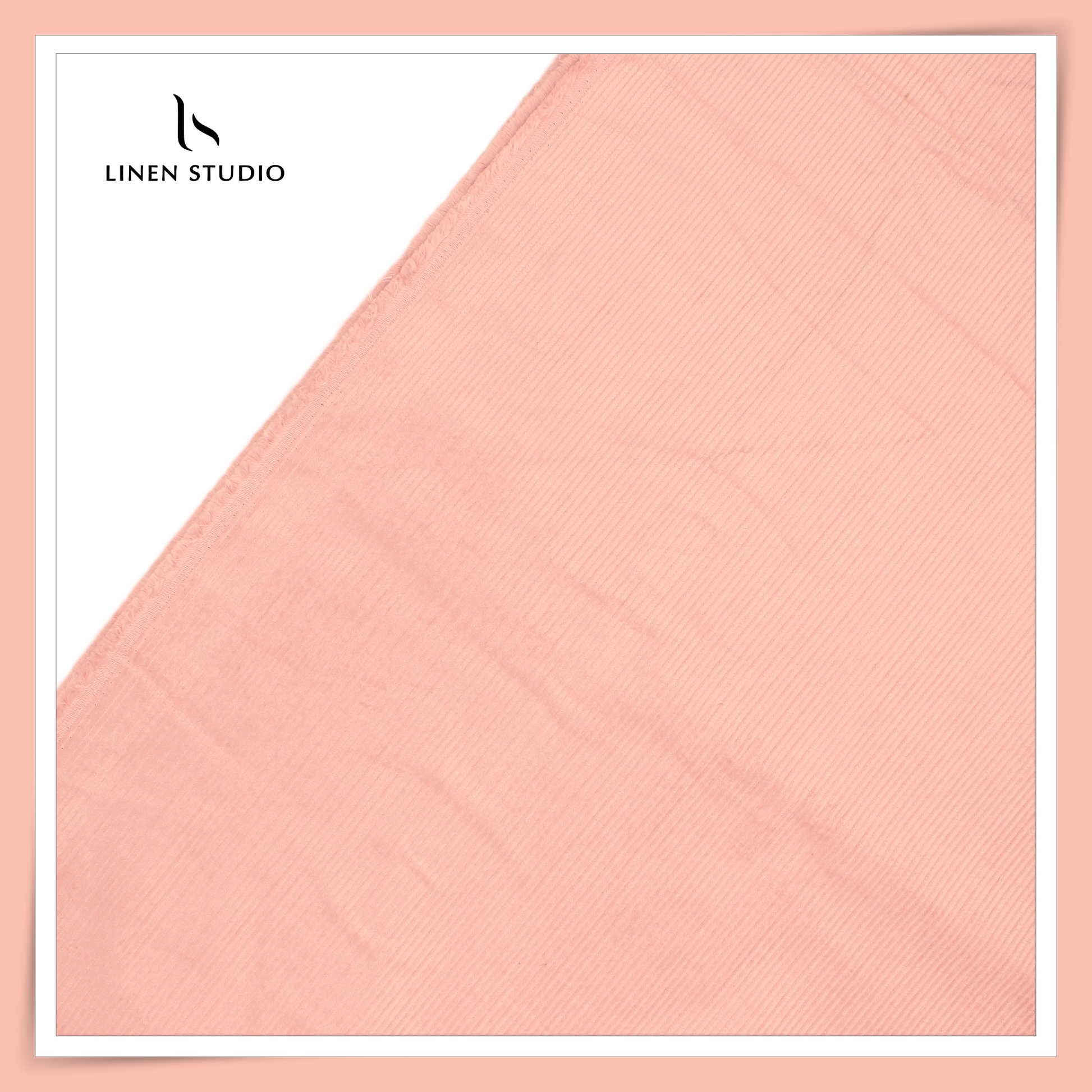 Corduroy Suiting Pure Cotton - Pink - Linen Studio