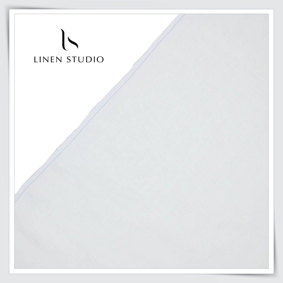 Linen Club 60 Lea Pure Linen Shirting W/O SEL - Bright White (30% SALE) (NEW) (Fastest Selling)