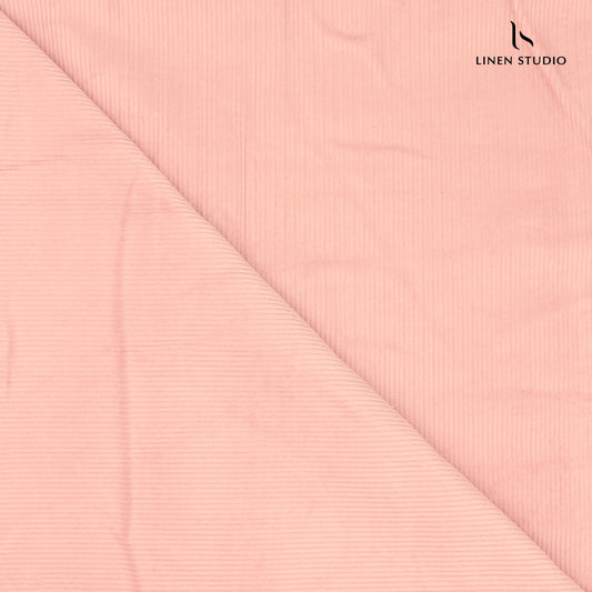 Corduroy Suiting Pure Cotton - Pink - Linen Studio