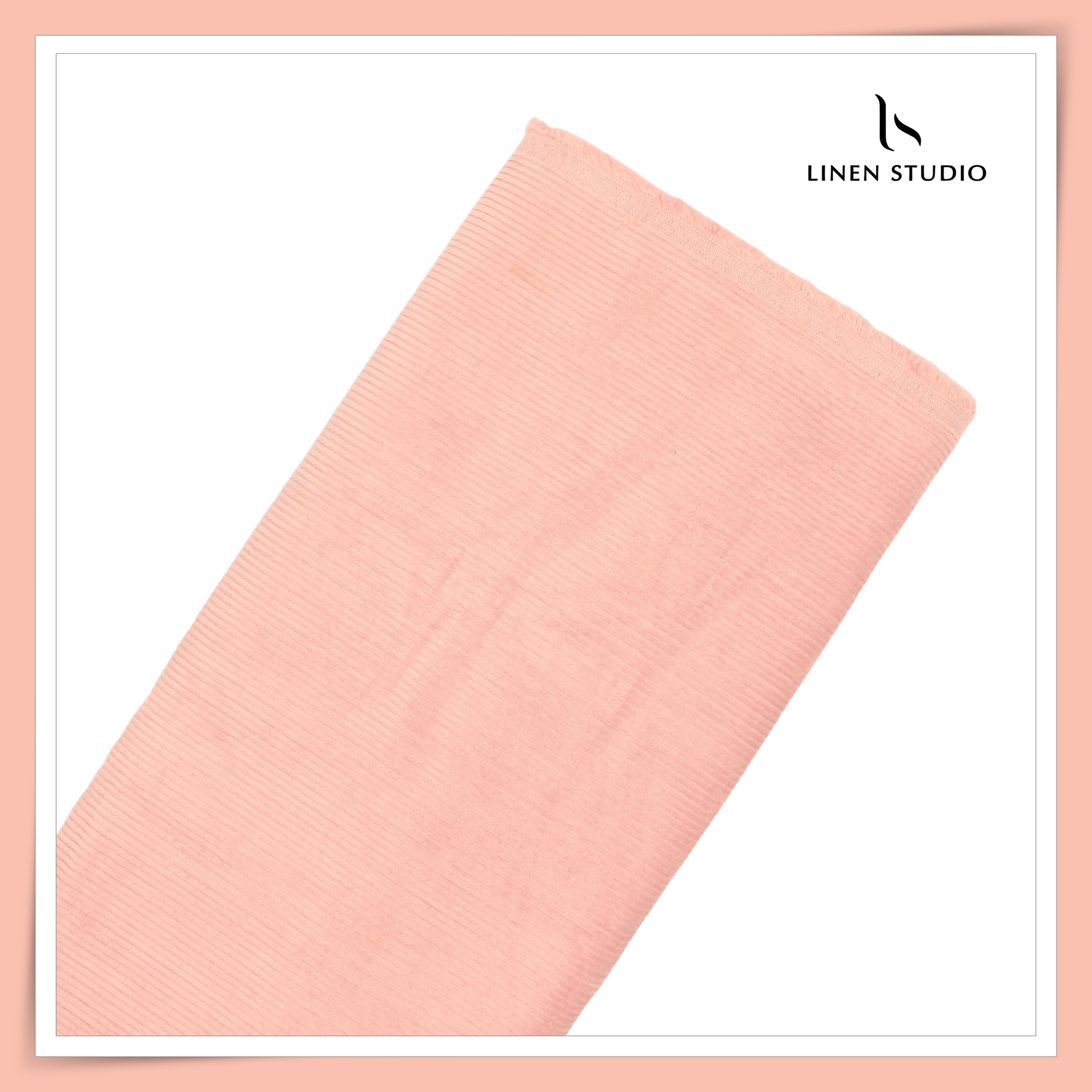 Corduroy Suiting Pure Cotton - Pink - Linen Studio