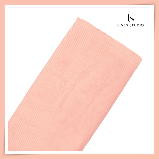 Corduroy Suiting Pure Cotton - Pink - Linen Studio