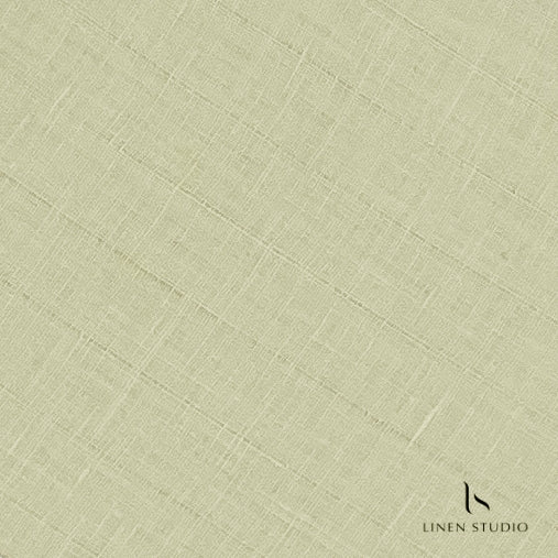 Oyster Self Stripe - Pure Linen 70 Lea - Linen Studio