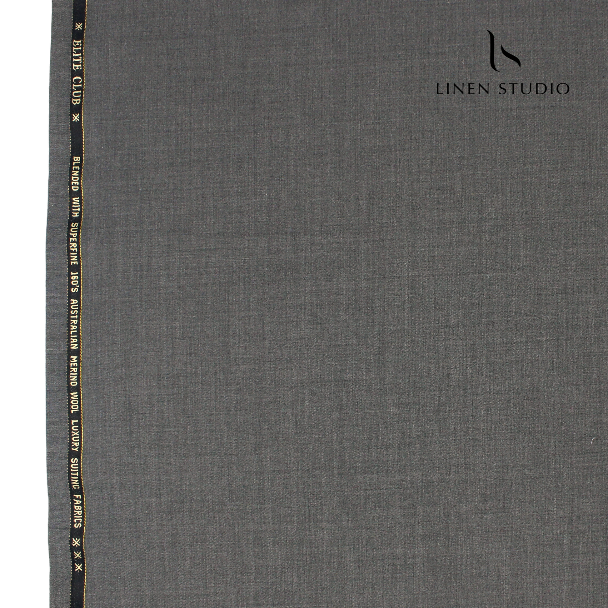 160's Australian Merino Wool by Georgia Gullani - GREY - Linen Studio