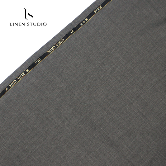160's Australian Merino Wool by Georgia Gullani - GREY - Linen Studio