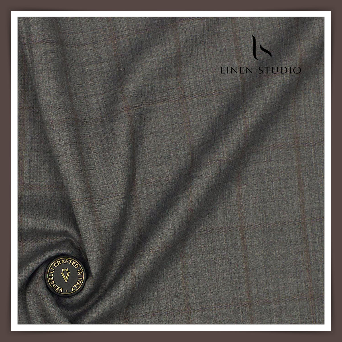 Vercelli Italy Harmony 130's 70% Wool Rich Suiting 941 - 1 (NEW)