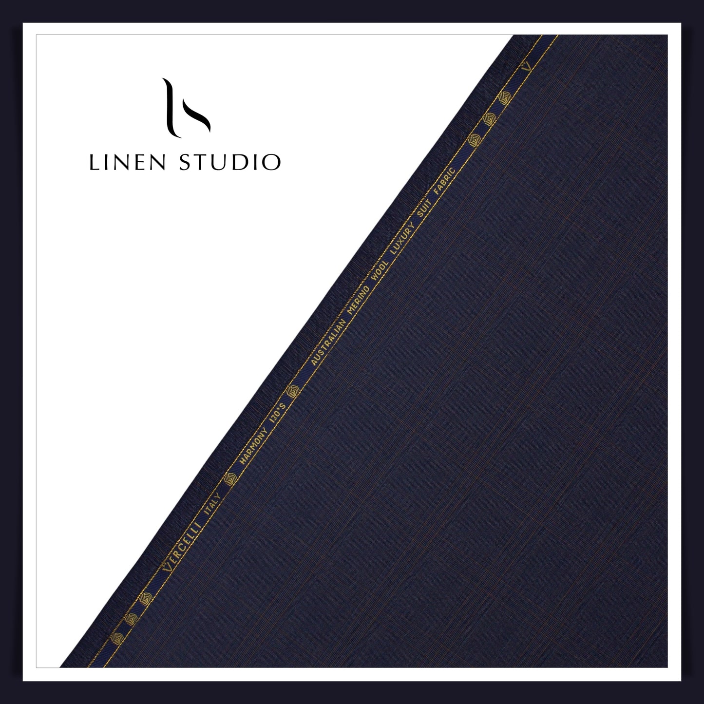 90 CM SUITING - 130'S AUSTRALIAN MERINO WOOL BY VERCELI ITALY EB 108 (FLAT RATE)