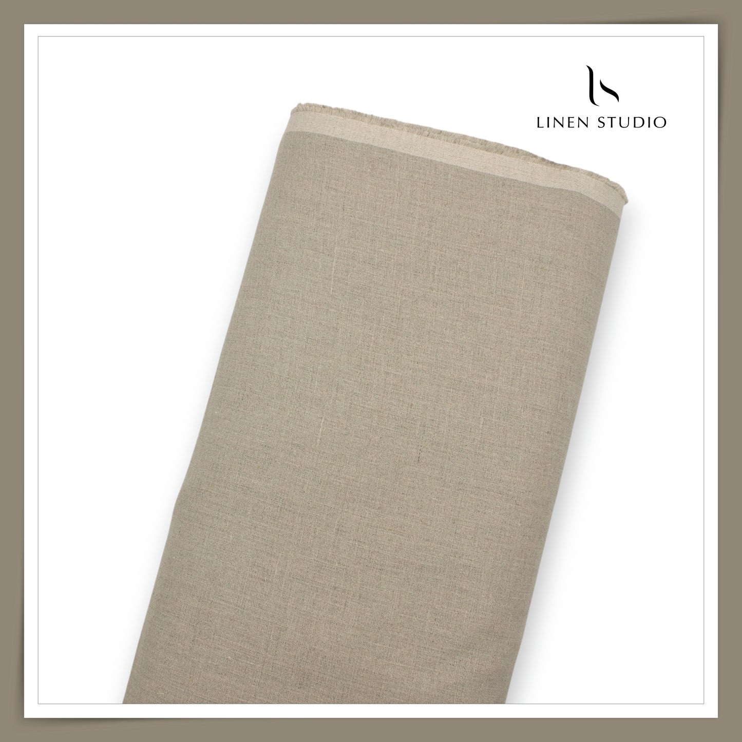 Linen Club 60 Lea Pure Linen Shirting W/O SEL - Natural (45% SALE) (NEW)